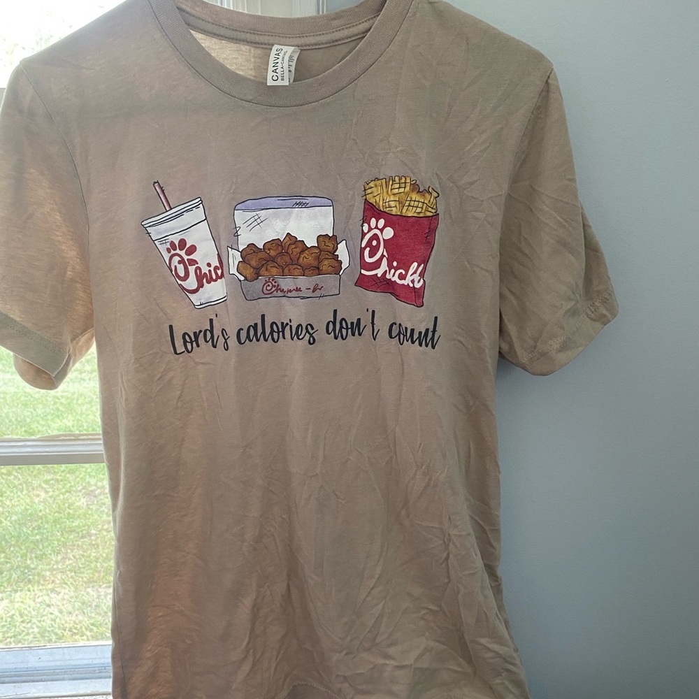 Bella Canvas brand size Medium womens shirt. Chick-fil-A shirt